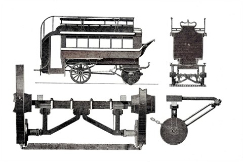 Various Views Of A Border Wagon