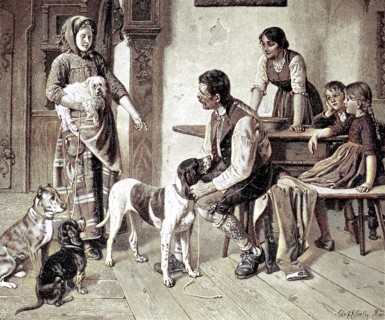 Family Idyl In The 19Th Century