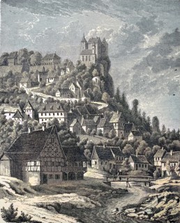 Castle And Village Of Egloffstein