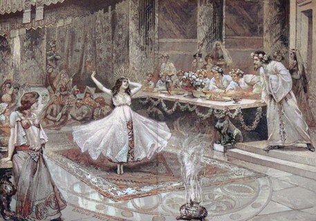 Salome Dances In Front Of Herod