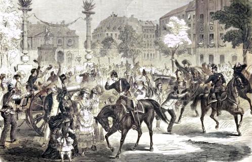 The Troop Entrance Ceremony In Dresden On July 11