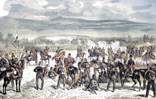 Arrival Of The Prussian Garden In The Positions In Front Of Paris On 20 September