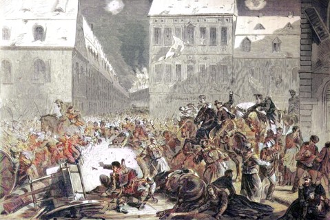 Fleeing The French From Le Mans On The Evening Of 12 January