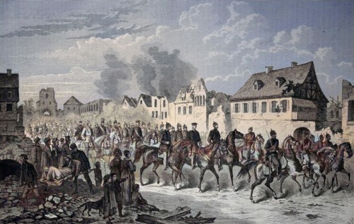 General Werder Moves Into Strasbourg After The Capitulation On 30 September