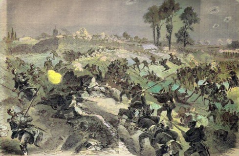 Battle Of The Prussian Garden At Gravelotte