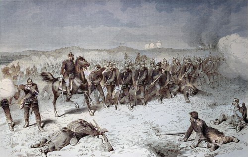 The Prussian Guard At The Battle Of Sedan On The Morning Of September 1St