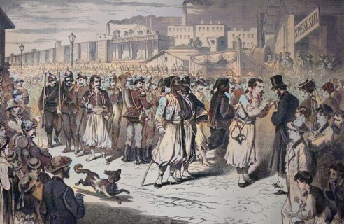 Arrival Of French Prisoner Of War On The Ostbahnhof In Berlin On August 9