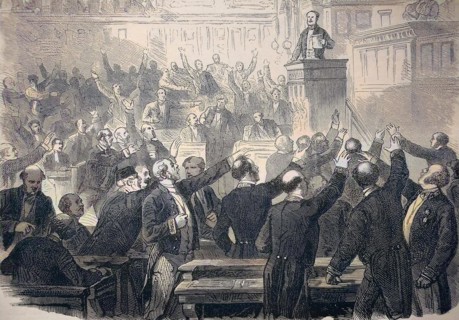 The Declaration Of War In The Senate In Paris On The 15Th Of July 1870