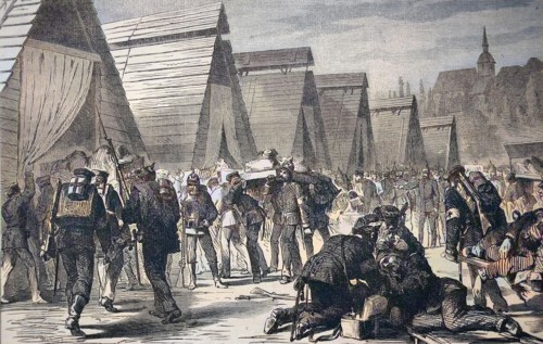 The Barrack Camp For The Heavily Wounded Soldiers In Sulz