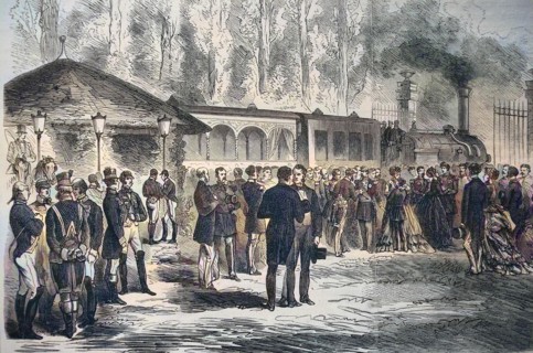 Departure Of Emperor Napoleon Iii. And The Imperial Prince Of Saint-Cloud On July 28