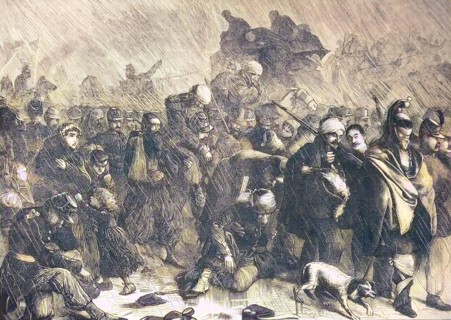 Part Of The French Loire Army On The Retreat After The Battle Of Orleans