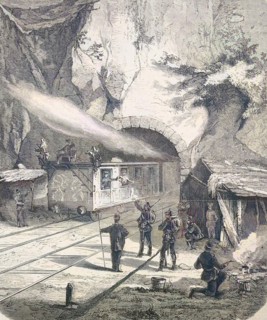 Prussian Troops Guard A Railway Tunnel Near Saarburg