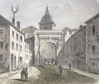 Soldiers Ride Through The Gate