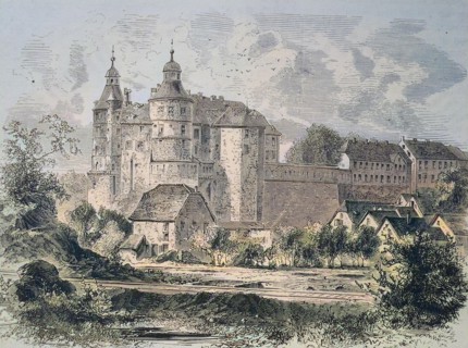 The Castle Montbeliard In Eastern France