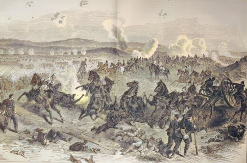 Position Of The Prussian Guard Near Givonne In The Battle Near Sedan At Noon On The 1St Of September
