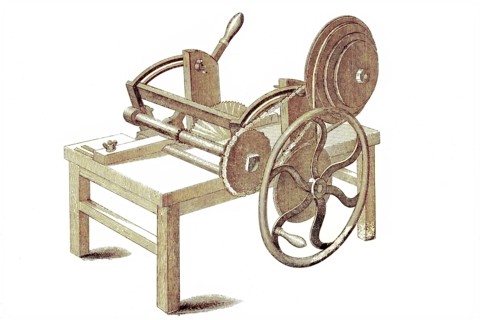 Circular Saw For Manual Operation For Workshops Without Water Or Steam