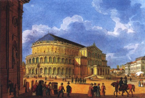 The First Opera House Of Semper