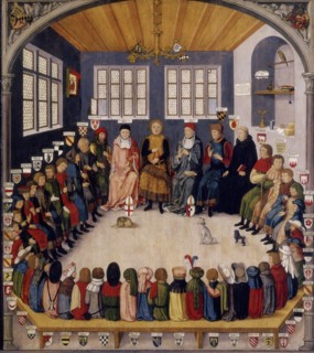 Eberhard Iii. And His Councilors At A Council Meeting