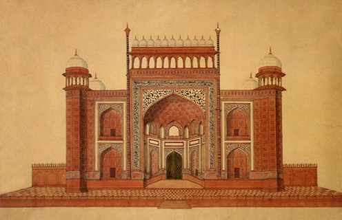 Taj Mahal Entrance 1820