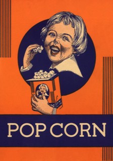 Girl Eating Popcorn
