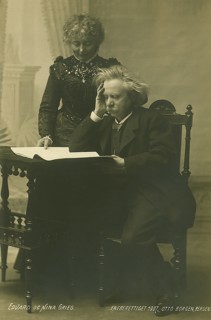 Edvard Grieg and Wife
