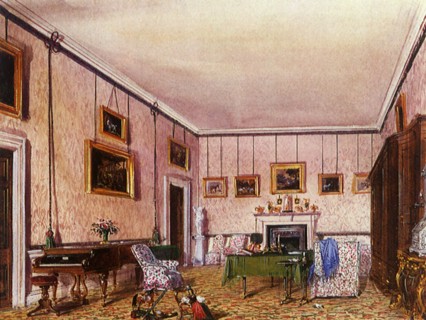 Damask Sitting Room.