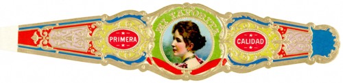 Woman on Cigar Band