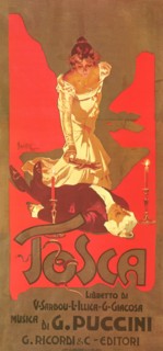 Theater Poster From Tosca