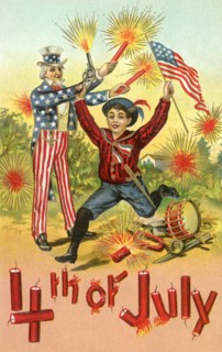Boy and Firecrackers.
