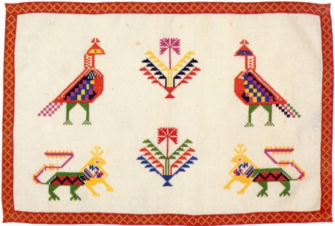 Embroidered Animals.
