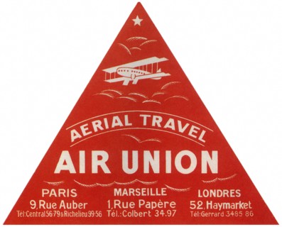 Triangular Plane Label.