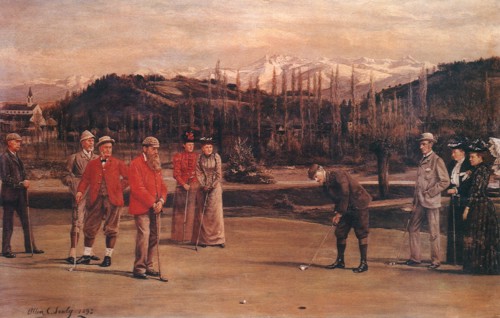 Man Putting.
