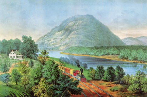 Train and Countryside.