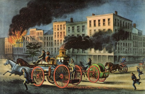 Racing to a Fire.