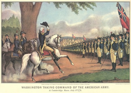 Washington with Troops.