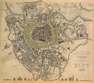 Map of Vienna.