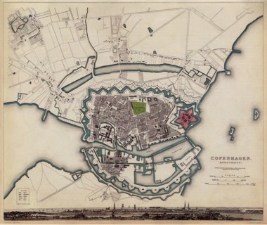 Map of Copenhagen.