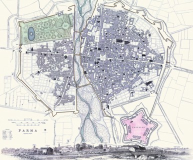 Map of Parma.