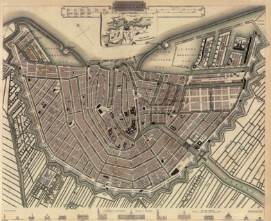 Map of Amsterdam.