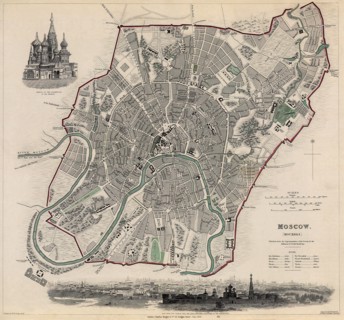 Map of Moscow.