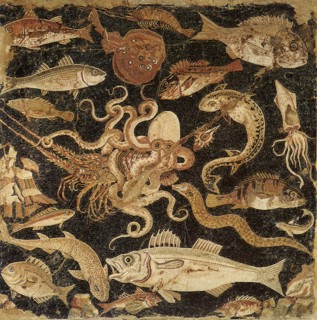 Mellenistic Fish Mosaic.