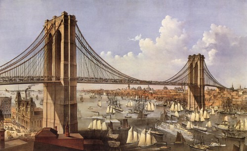 Brooklyn Bridge. Brooklyn.
