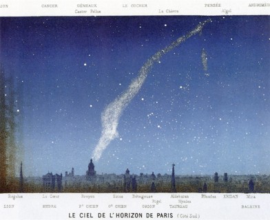 The Night Sky over Paris.