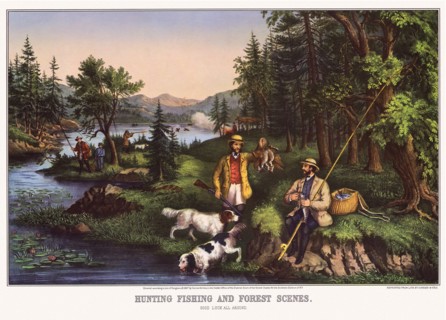 Hunting, Fishing and Forest Scenes.
