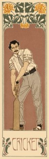 Male cricket player.