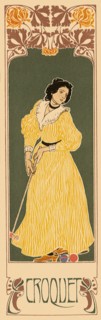 Woman Crouquet Player.