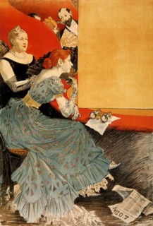 Women at the Odeon.