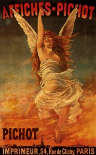 Poster of an Angel in the Sky.