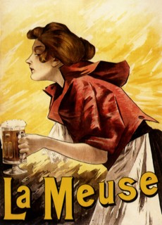 Poster for La Meuse Beer.