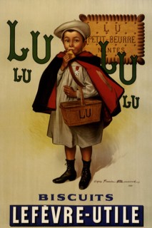 Advertisement for Lefevre-Utile Biscuits.